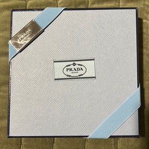 Prada- printed silk twill scarf